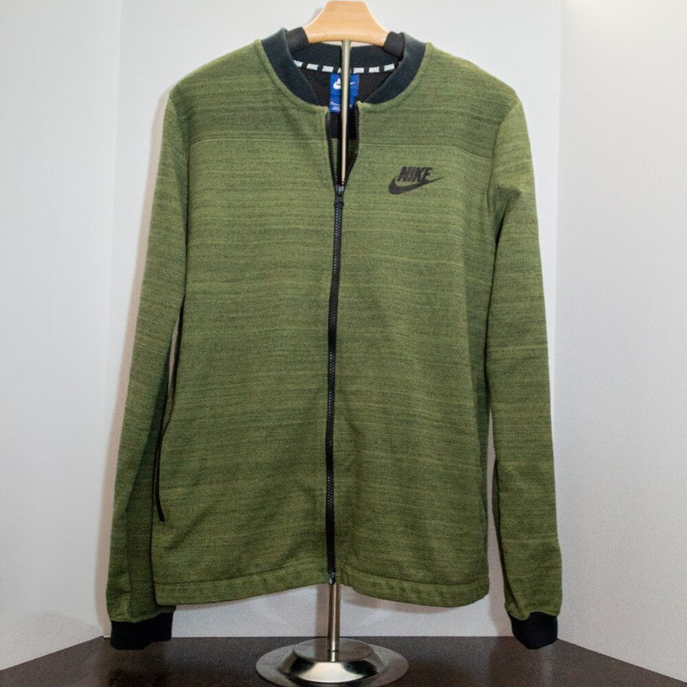 Nike Sportswear Full Zip Jacket Green Men’s Size M